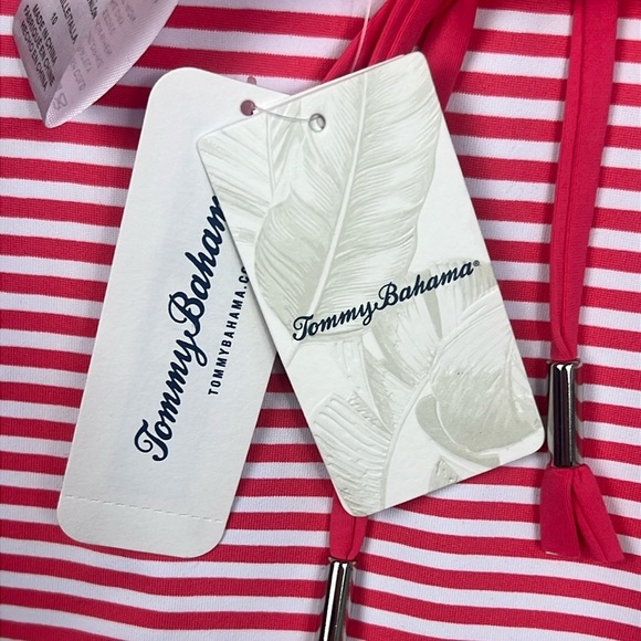 Tommy Bahama NWT Breaker Bay Reversible Lace Back Swimsuit Women’s Size 10 Coral - Picture 13 of 14